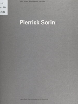 cover image of Pierrick Sorin